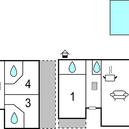 Four-bedroom In Volme Casa de Férias *